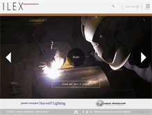 Tablet Screenshot of ilexlight.com